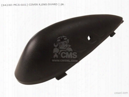 (64260-mcs-g01) Cover R,eng.guard