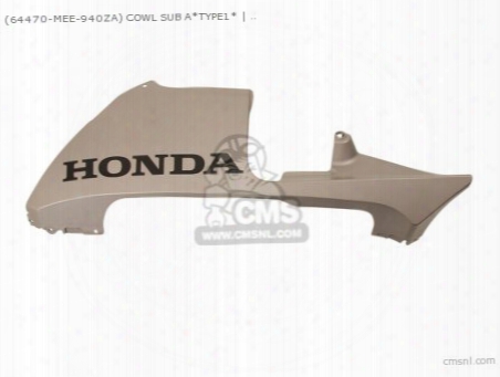 (64470-mee-940za) Cowl Sub A*type1*