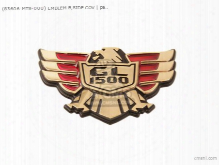 (83606mt8000) Emblem B,side Cov