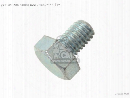 (92000080120a) Bolt, Hex, 8x120