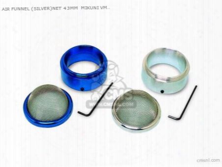 Air Funnel (silver)net 43mm Mikuni Vm26