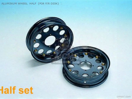 Aluminum Wheel Half (for F/r Disk) Monkey ,gorilla 10 Inch (