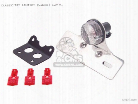 Classic Tail Lamp Kit (clear ) 12v Monkey ?gorilla (reflector