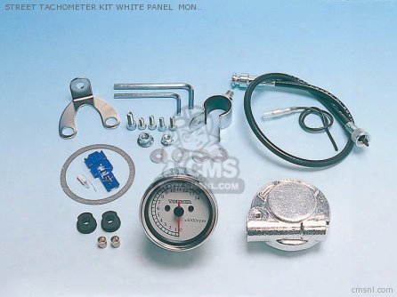 Street Tachometer Kit White Panel Monkey ,gorilla (stainless Bo