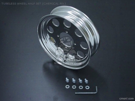 Tubeless Wheel Half Set (chemical Polish) Monkey 10 Inch (for R
