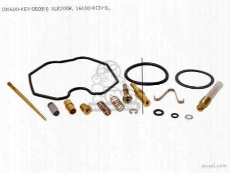 (01600-key-0809n) Xlr200r, 16100-kcn-000, Carb Revision Set Japa
