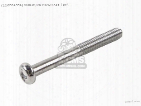 (220e0435a) Screw,pan Head,4x35