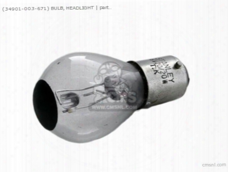 (34901-003-671) Bulb, Headlight