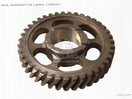 Gear, Mainshaft Top