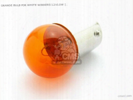 Orange Bulb For White Winkers 12v10w