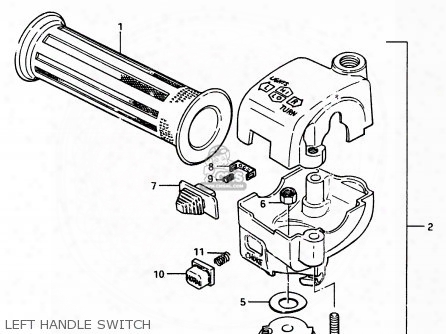 (57211-46111) Grip, Lh