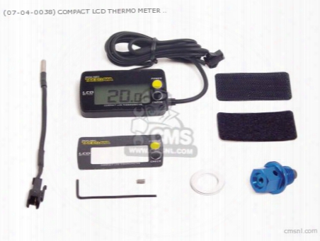(07-04-0038) Compact Lcd Thermo Meter Drain Bolt Type (m12x1.5)