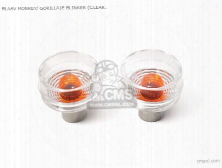 Bla6v Monkey/ Gorilla)e Blinker (clear ) Screw-type Monkey ?gori
