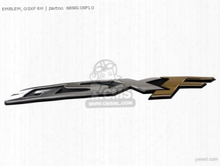 Emblem,cowling Side,gsxf,r