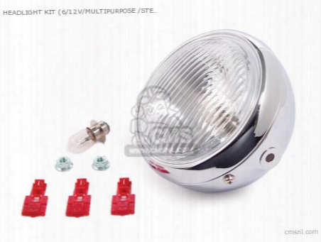 Headlight Kit (6/12v/multipurpose /steel ) Instllation Width 145