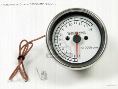 Tacho Meter (stainless/white /1:6.5) Meter Kit Repair Parts