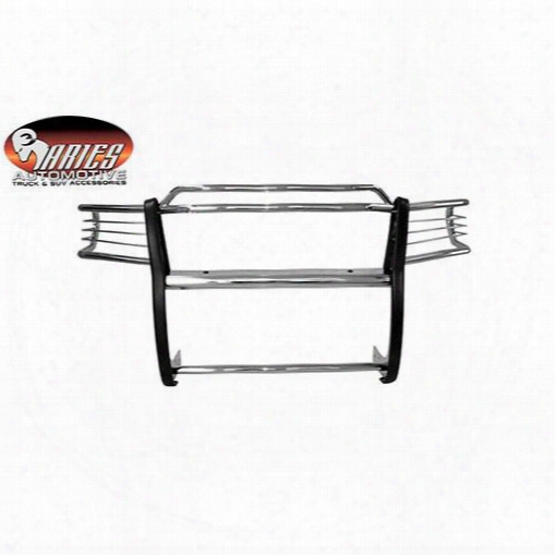 Aries Offroad Aries Offroad Bar Grille/brush Guard (stainless Steel) - 2066-2 2066-2 Nerf/step Bar Wheel To Wheel