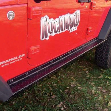 Rock Hard 4x4 Parts Rock Hard 4x4 Parts Rocker Guards With Smooth Plate (black) - Rh6006-s Rh6006-s Rock Sliders And Guards