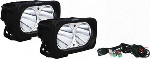 Vision X Lighting Vision X Lighting Optimus Series Prime 10-degree Dual Led Black Light Kit - Spot Beam - 9125053 9125053 Offroad Racing, Fog & Drivin