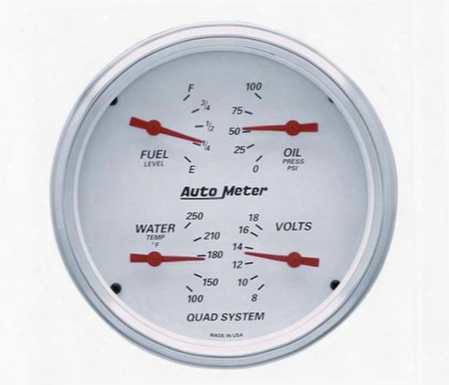 Auto Meter Auto Meter Arctic White Street Rod Kit - 1303 1303 Gauge Set