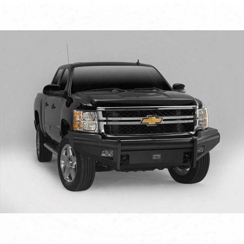 2009 Toyota Tundra Fab Fours Front Ranch Bumper In Bare Steel Tread Plate