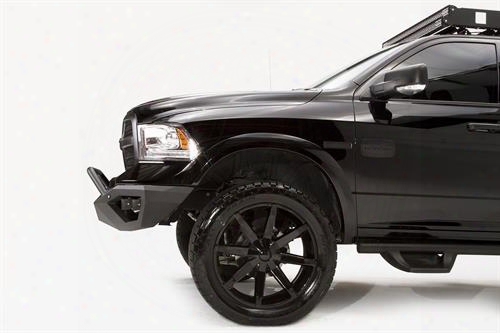 2013 Dodge 1500 Fab Fours Vengeance Series Pre-runner Front Bumper In Black Powder Coat