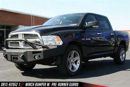 2013 Dodge 1500 Fab Fours Winch Bumper With Pre-runner Guard