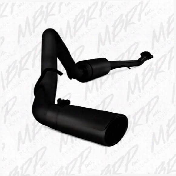 2007 Chevrolet Silverado 1500 Classic Mbrp Black Series Cat Back Single Side Exit Exhaust System