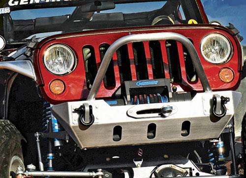 2010 Jeep Wrangler (jk) Genright Aluminum Front Bumper