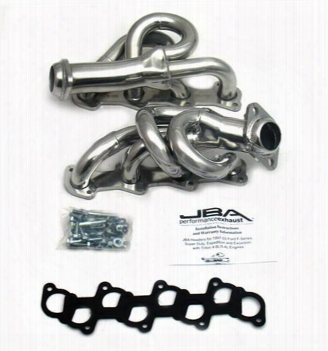 Jba Headers Jba Headers Cat4ward Shorty Headers (coated) - 1677sjs 1677sjs Exhaust Headers