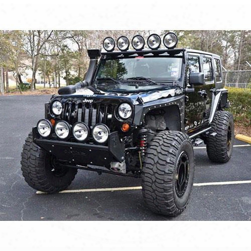 2010 Jeep Wrangler (jk) Nfab Front Bumper With Outer Bars
