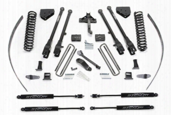 2013 Ford F-250 Super Duty Fabtech 8 Inch 4 Link Lift Kit W/stealth Shocks