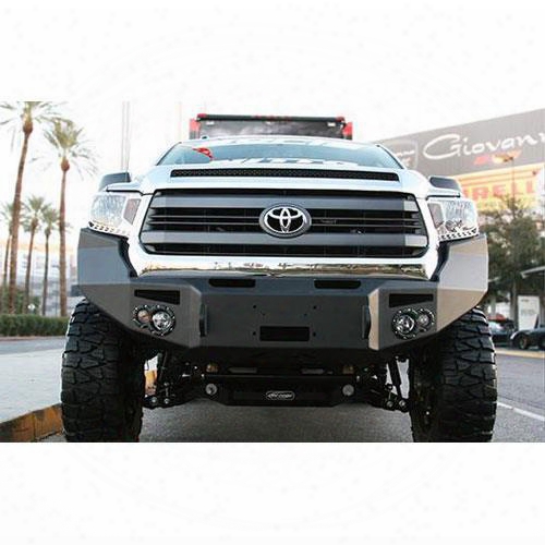 2014 Toyota Tundra Fab Fours Winch Bumper With No Guard In Bare Steel