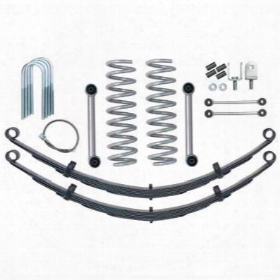 1996 Jeep Cherokee (xj) Rubicon Express 3.5 Inch Super-ride Short Arm Lift Kit With Rear Leaf Springs - No Shocks