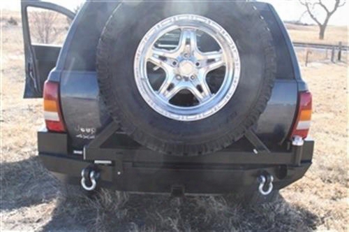 2004 Jeep Grand Cherokee (wj) Rock Hard 4x4 Parts Patriot Series Rear Bumper With Tire Carrier