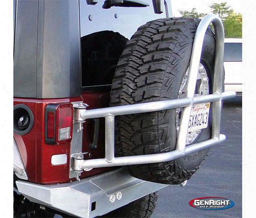 2010 Jeep Wrangler (jk) Genright Aluminum Swing Out Tire Carrier