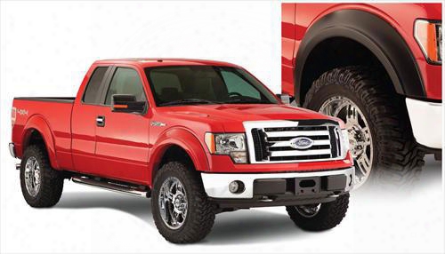 2013 Ford F-150 Bushwacker Ford Extend-a-fender Flare Set