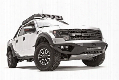 2013 Ford F-150 Fab Fours Vengeance Series Front Bumper In Black Powdercoat