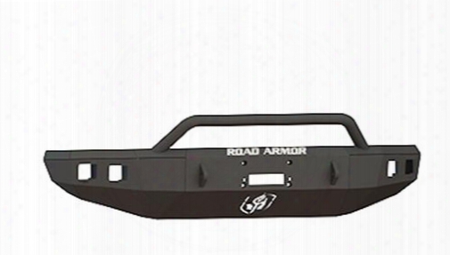 2014 Toyota Tundra Road Armor Front Stealth Bumper With Winch Mount And Pre-runner Square Light Port In Satin Black