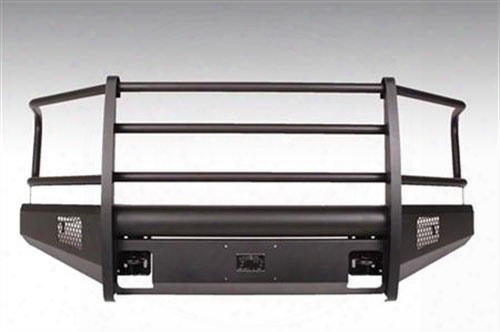 2015 Ford F-150 Fab Fours Elite Bumper With Full Guard In Bare Steel