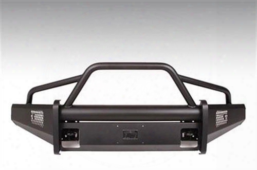 2015 Ford F-150 Fab Fours Elite Bumper With Pre-runner Guard In Bare Steel