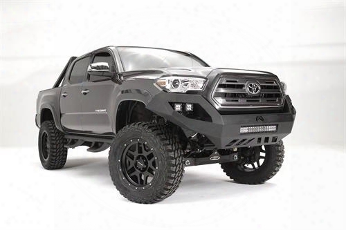 2016 Toyota Tacoma Fab Fours Vengeance Front Bumper With No Guard In Bare Steel