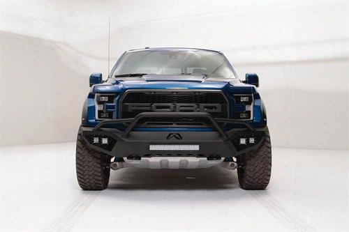 Fab Fours Vengeance Bumper With Pre-runner Guard In Black Powder Coat Ff17-d4352-1 Front Bumpers