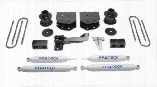 2005 Ford F-350 Super Duty Fabtech 4 Inch Budget Lift Kit W/performance Shocks