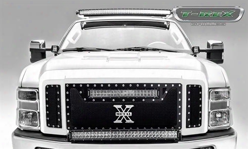 2008 Ford F-550 Super Duty T-rex Grilles T-rex Grilles Torch Series Grille (black) - 6315451