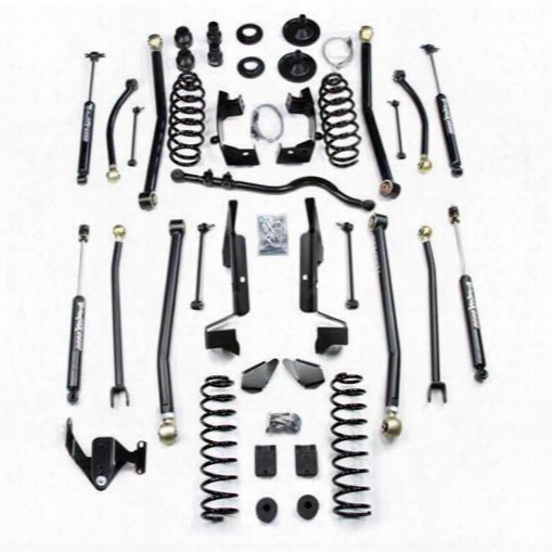 2010 Jeep Wrangler (jk) Teraflex 4 Inch Elite Lcg Long Flexarm Lift Kit With 9550 Shocks - Right Hand Drive