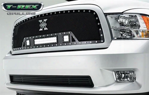 2011 Dodge 1500 T-rex Grilles Torch Series Led Light Grille