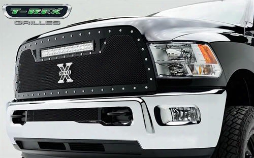 2013 Dodge 2500 T-rex Grilles Torch Series Led Light Grille