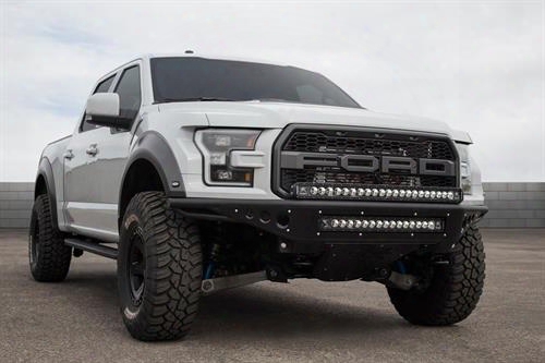 2017 Ford F-150 Addictive Desert Designs Addictive Desert Designs Race Series R Front Bumper (hammer Black) - F114322820103