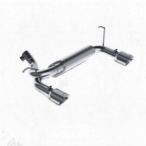 2010 Jeep Wrangler (jk) Mbrp Axle-back Dual Exhaust System